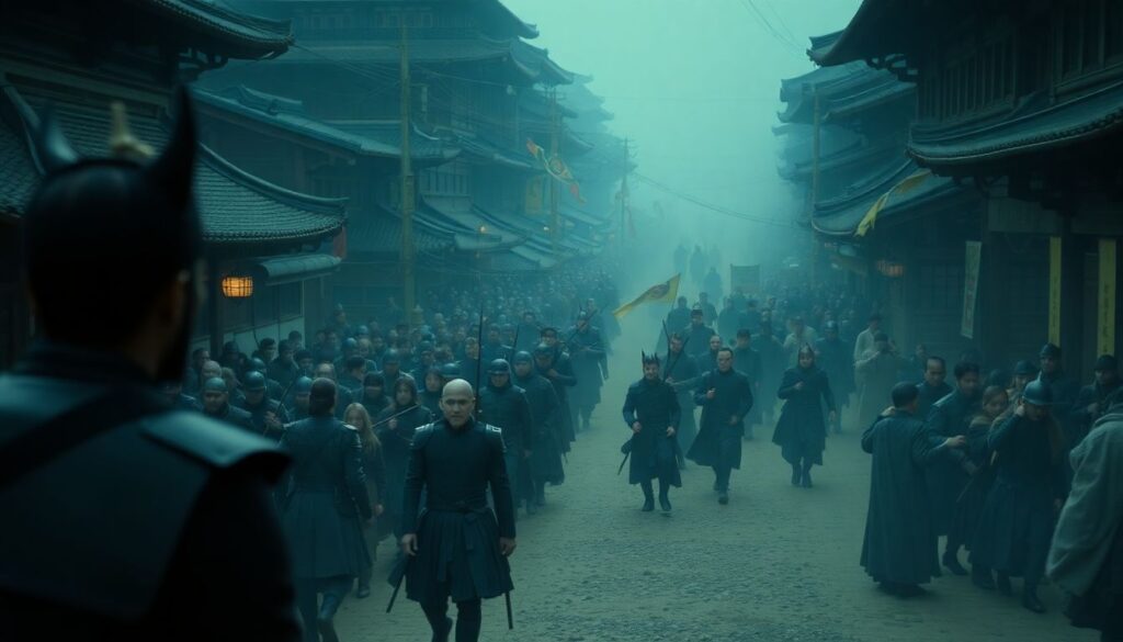 Разбор техники съёмок крупных эпических сцен - иллюстрация