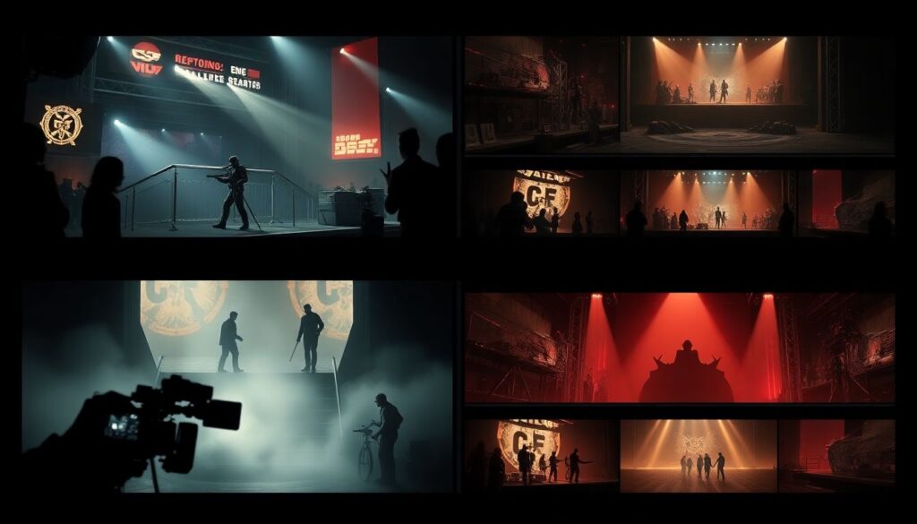 Разбор техники съёмок крупных эпических сцен - иллюстрация