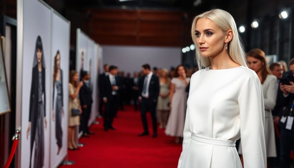 Галерея нарядов звезд на премьере нового блокбастера - иллюстрация